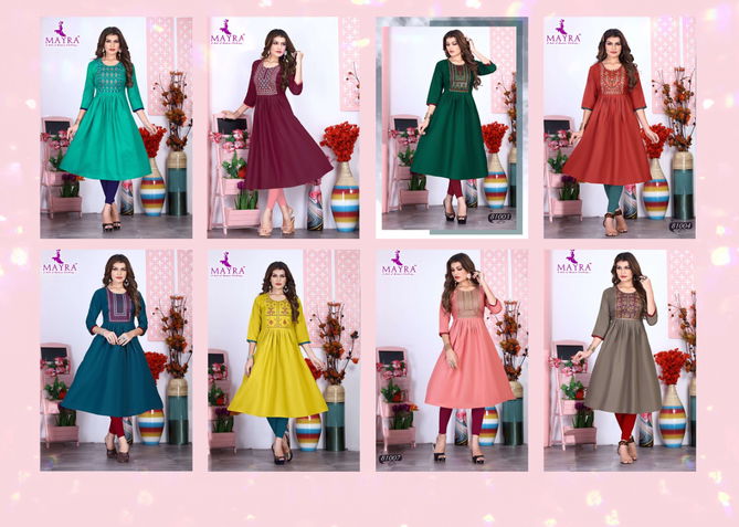 Mayra Anaya New Fancy Wear Cotton Designer Cotton Slub Kurti Collection